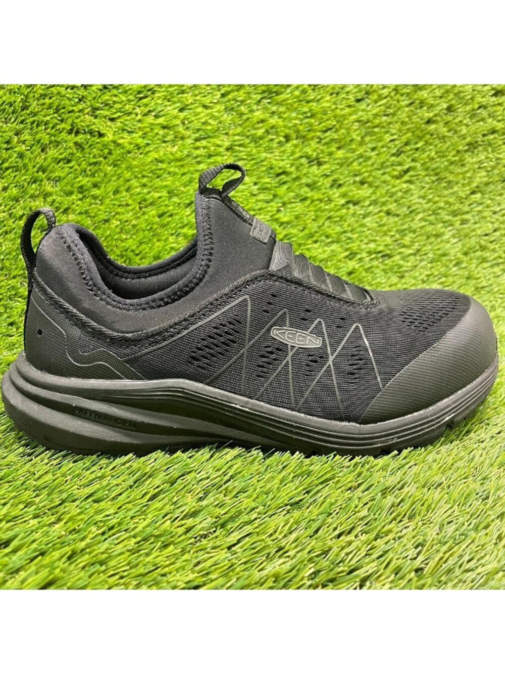 Keen Vista Energy Shift ESD Womens Size 8.5D Black Work Slip On Shoes Sneakers